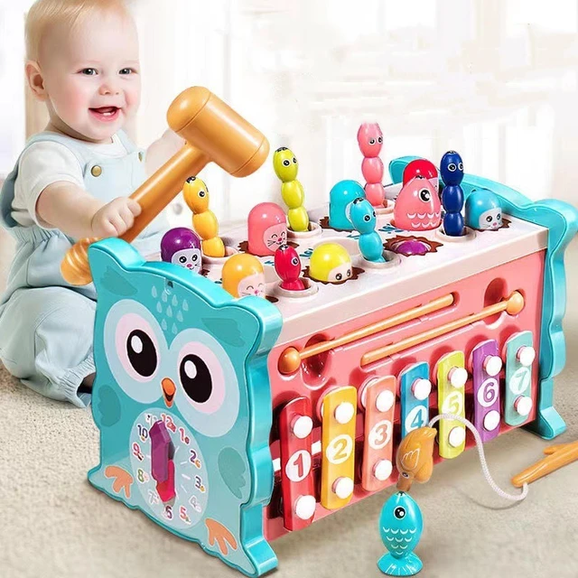 Baby Toys Montessori Learning Educational Toys For Toddler Fishing Piano  Fun Game Gear Music Birth Inny 0 6 12 13 24 Months Gift