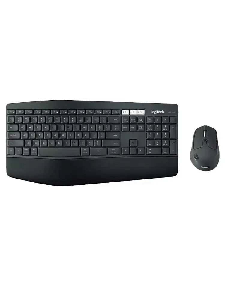 Набір бездротової Bluetooth-клавіатури та миші Logitech MK850 - офісна клавіатура та миша з дворежимним підключенням і підставкою для рук