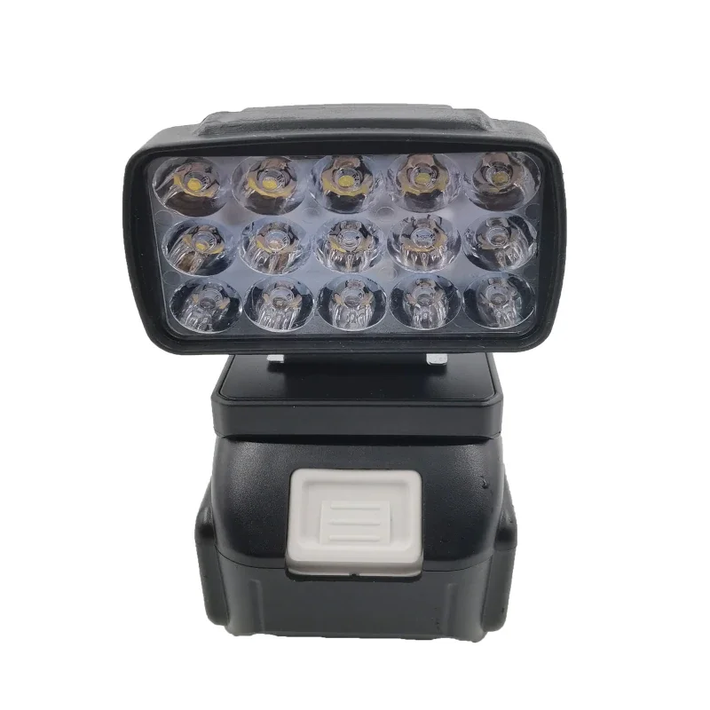 작업등 LED 램프 Makita/Dewalt/Milwaukee 18V 리튬 이온 배터리 무선 비상 투광 램프 휴대용 손전등, 마키타 디월트 밀워키 작업등