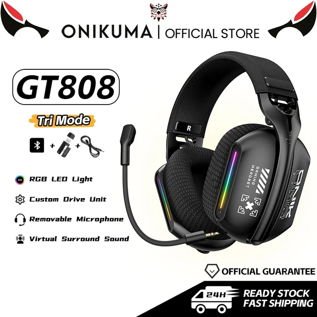 ONIKUMA 3-in-1 Wireless Gaming Headset 1