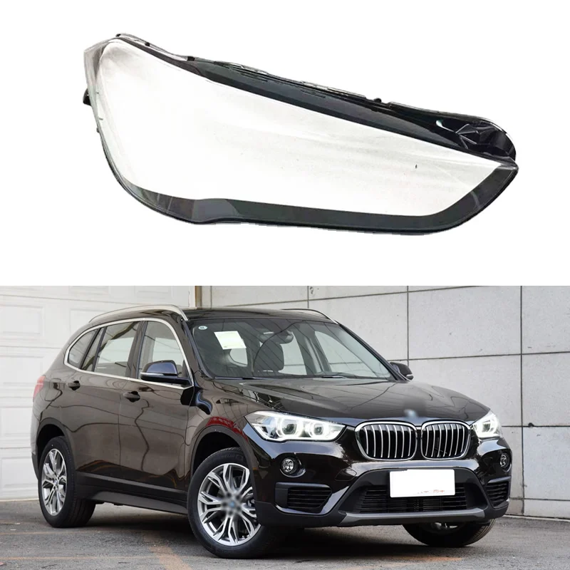 

For BMW X1 2019-2020 Headlight Cover Transparent Mask Lens Lampshade Headlamp Shell Plexiglass 1pcs
