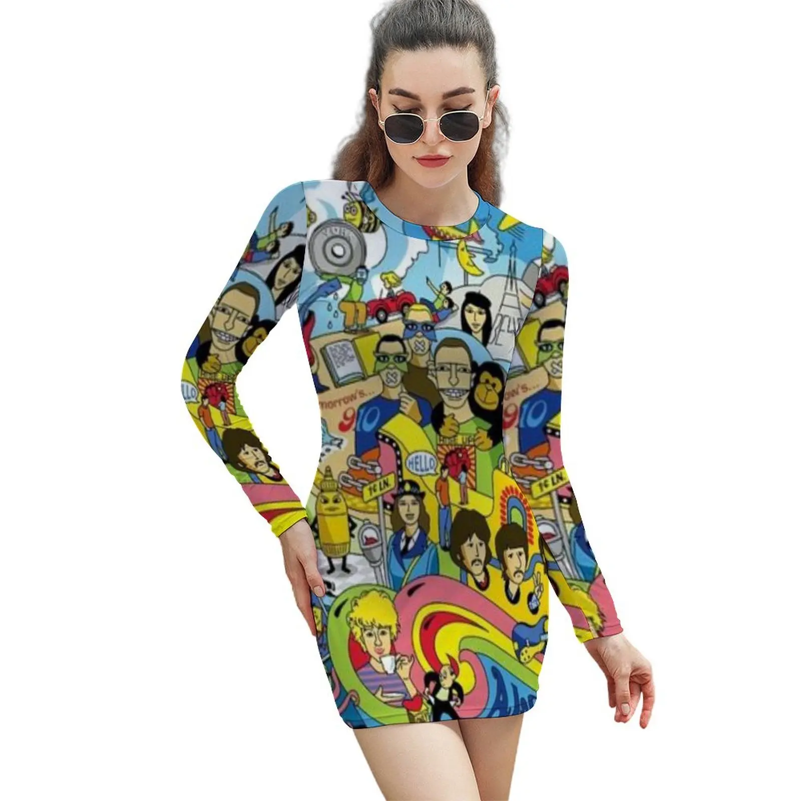 

Платье-футляр Aloha с длинными рукавами, роскошное женское вечернее платье, платья для женщин, Роскошное дизайнерское праздничное платье 2024