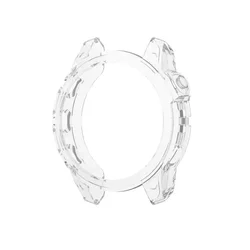 Silicone TPU Protective Bezel Ring Case Cover - Enhanced Protection - Fenix 7s (Clear)