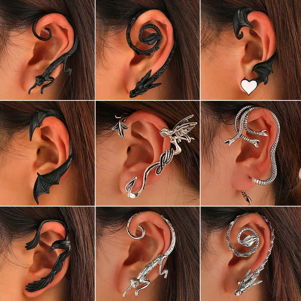Yw Gairu Flying Dragon Ear Hanging Dark Sweet Cool Breeze Bat Elf Holeless Ear Clip Single Earring Female Aliexpress Yw Gairu Flying Dragon Ear Hanging Dark Sweet Cool Breeze Bat Elf Holeless Ear Clip Single Earring Female Aliexpress