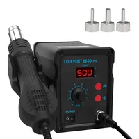 858D Hot Air Gun BGA Soldering Rework Station Blower Hair Dryer Hairdryer Soldering Heat Gun 220V 110V SMD SMT Welding Repair 2