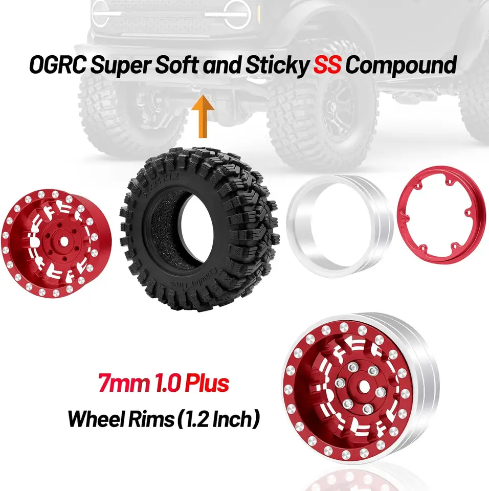 Hd Beadlock OGRC 1 0 Wheels Deep Dish Rims Negative Offset 7mm Wheels hd-beadlock-ogrc-1-0-wheels-deep-dish-rims-negative-offset-7mm-wheels