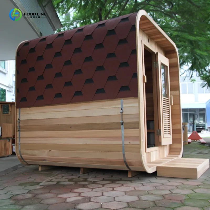 Traditional Canadian Barrel Outdoor Sauna 2