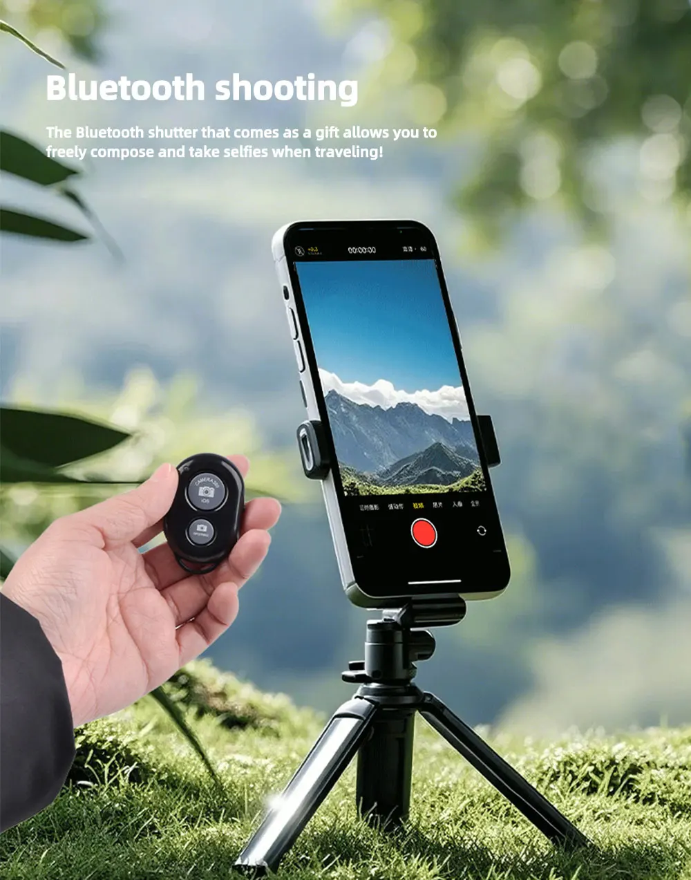 YELANGU TP01 Wireless Monitor Screen Using Phone Rear Camera For Selfie Vlog Liv
