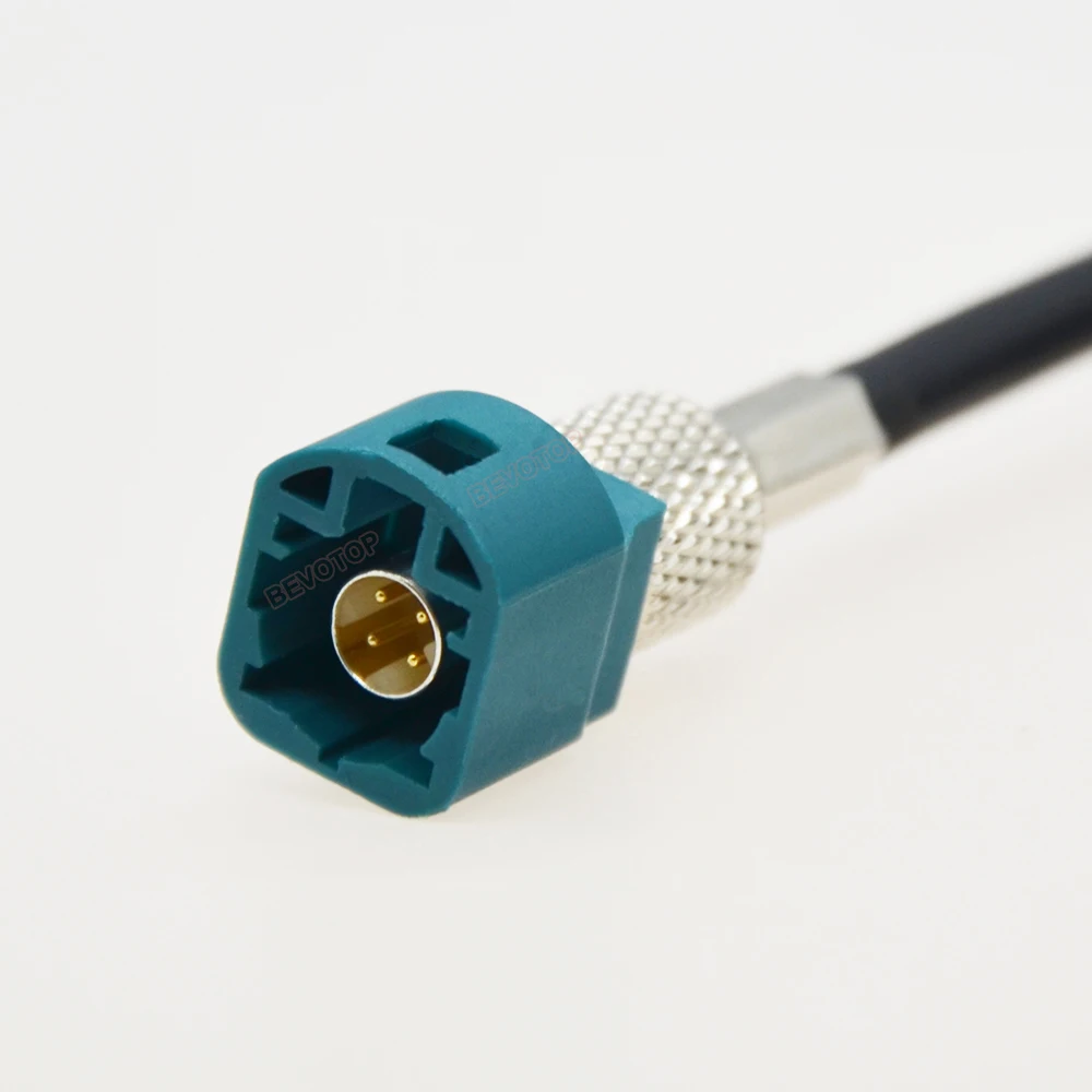 Фото BEVOTOP автомобильный HSD-кабель, USB-кабель FAKRA Z HSD LVDS, 4-контактный 4-жильный Dacar 535 кабель для Benz BMW Audi №3