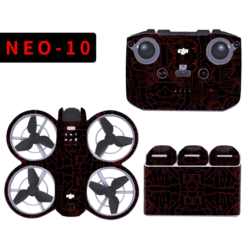 Decorative Sticker Skin Decals Anti-Scratch Protective Film Accessory for DJI NEO Drone Controller Charging Manager