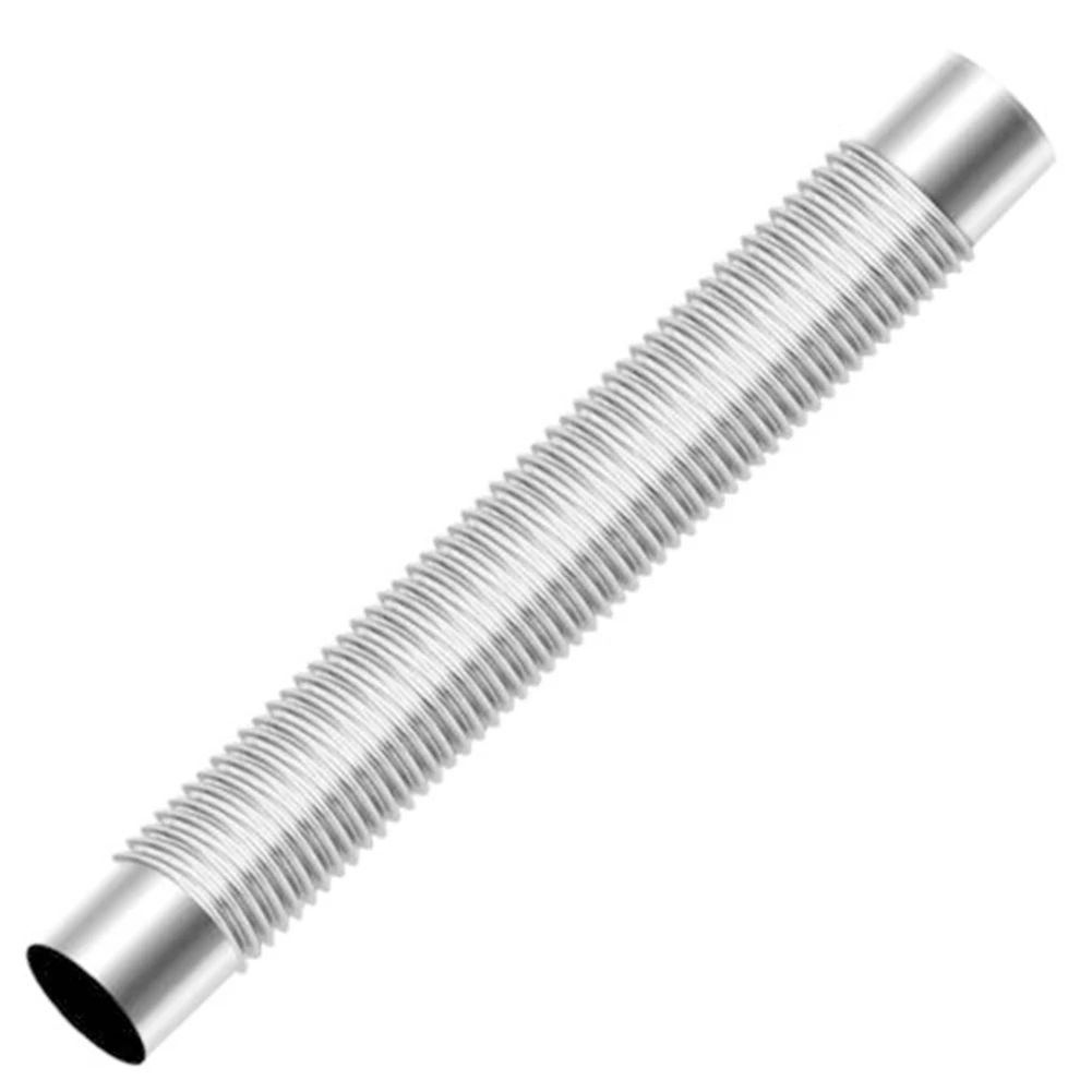 Stainless Steel Elbow Chimney Liner Bend Multi Flue Stove Pipe 50cm Stretching Stove Pipe Flexible Hose