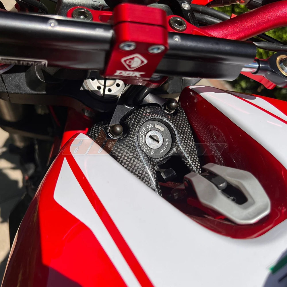 

Защитная крышка ключа зажигания для Ducati Monster 821 2017-2019 Monster 1200/S 2017-2021 полностью из углеродного волокна 100%
