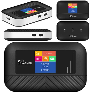 4G LTE Router Wireless Wifi Portable Modem 150Mbps 3000mAh Power Bank Car Mobile Wireless Router LCD Display SIM Card Router 1