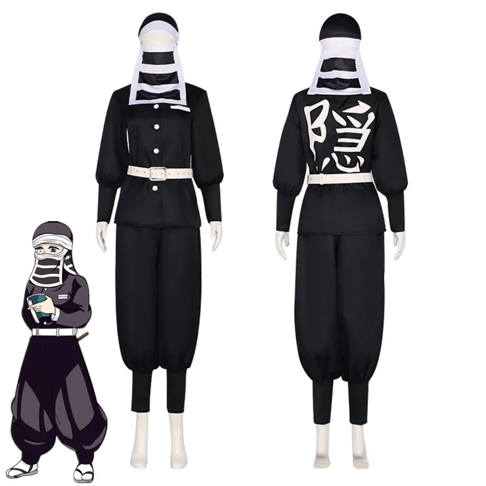 Cosplay Costume Demon Slayers Goto Swordsmith Village Arc Black Outfits