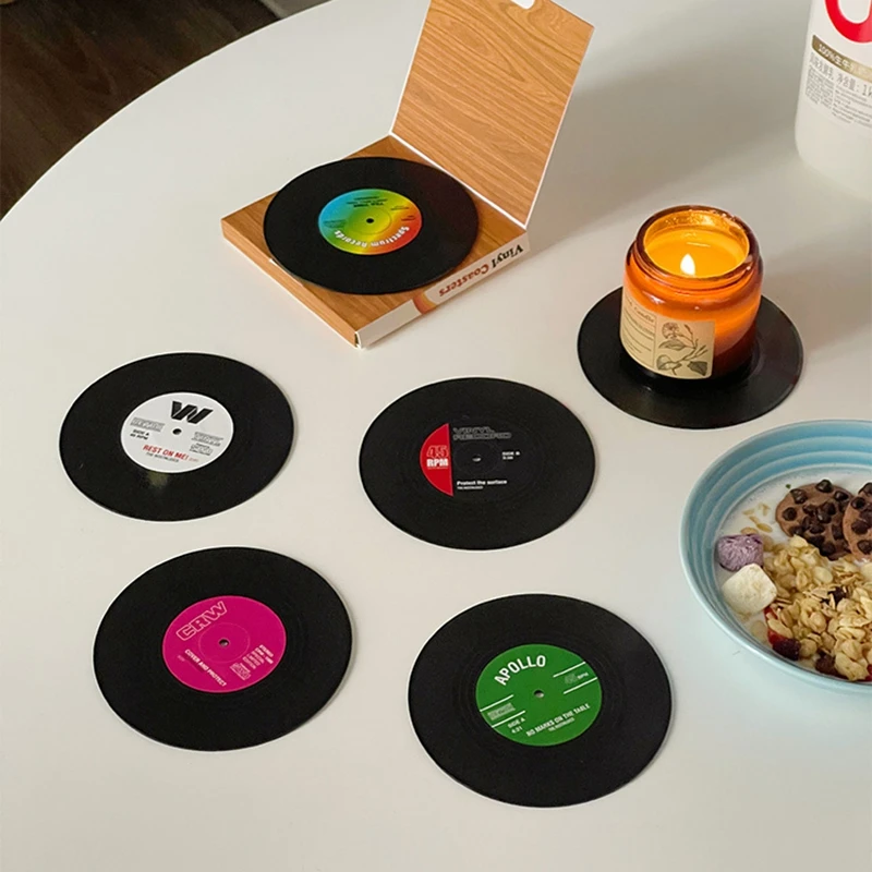 Retro Vinyl Record Coaster - Image 2