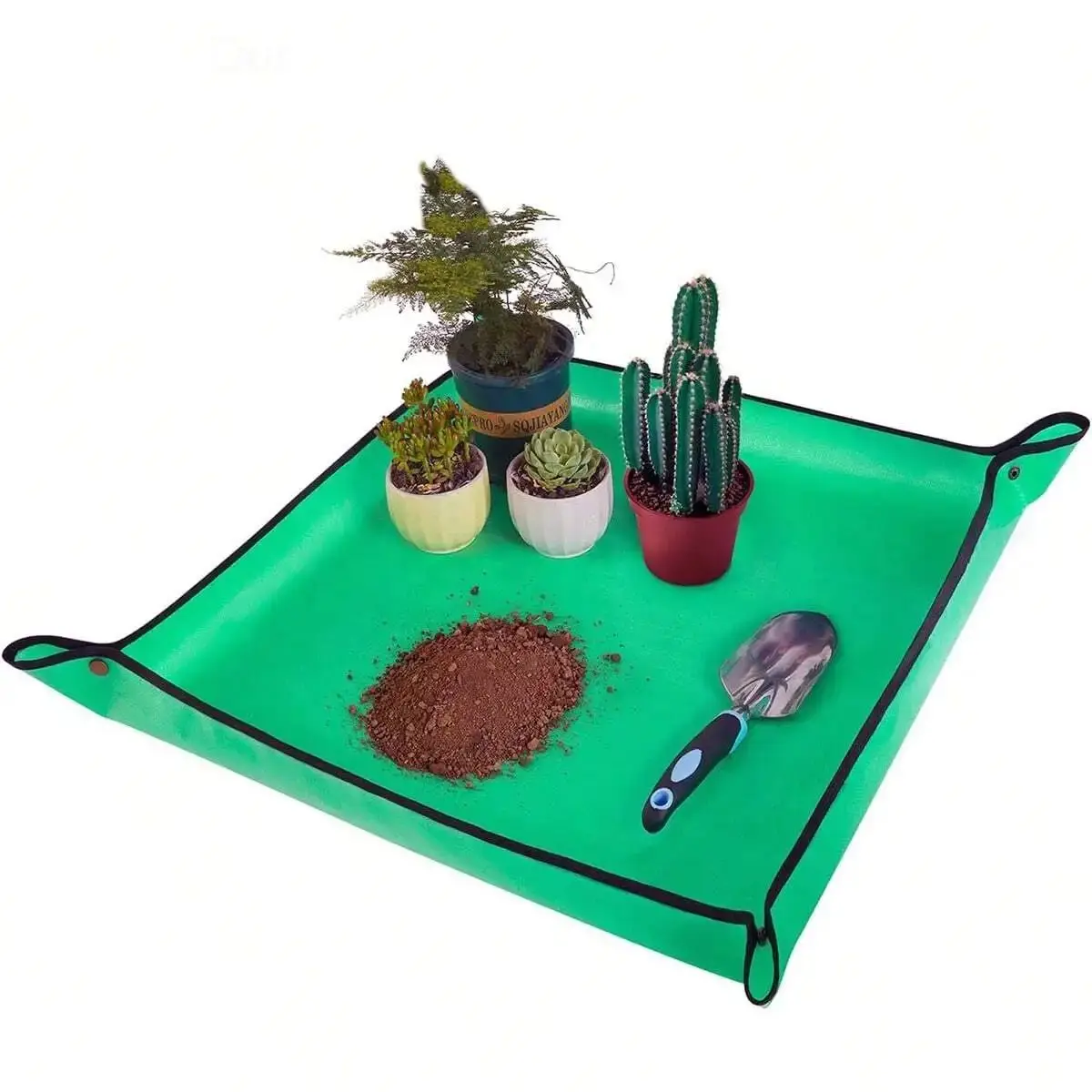 Planting Mat 1pcs Planting Mat 50cm-100cm Gardening Potting Pad Foldable Garden Plant Flower Pot Transplanting Waterproof Mats