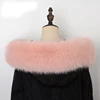 Women Faux Fox Fur Collar Shawl Furry Fur Collar For Winter Coat Hood Fur Decor Fake Fur Scarf Parkas Coat Fur Collar Scarves 3