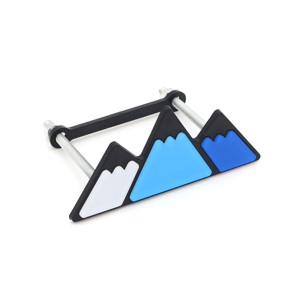 Tri-Color Grille Badge Emblem Logo