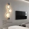 New Nordic Modern Creative Background Wall Lamp Living Room Art Bedside Bedroom Designer Study Decoration Lighting Fixtures LED 5