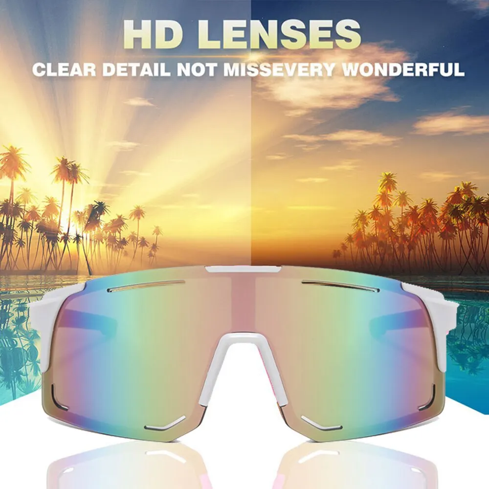 Cycling Sunglasses Polarized Cycling Sunglasses UV Protection Windproof Glasses For Men Women Polarized Lens Road Riding Bike Sport Glasses Eyewear