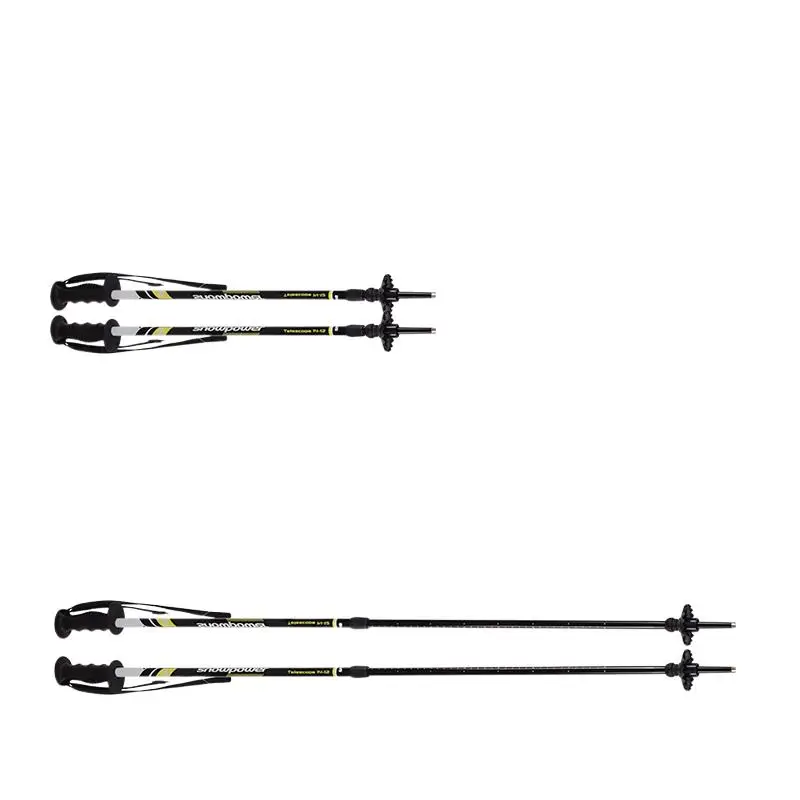 150CM Children's Double Ski Retractable Cane 70-105cm Adjustable Length Ski Pole