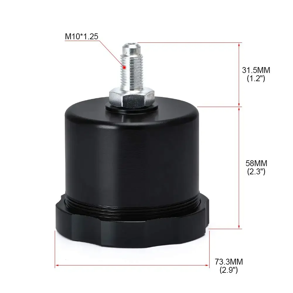 For Fluid Reservoir E-brake M10*1.25 Auto Parts Aluminum Racing Car Hydraulic Drift Rally Handbrake Oil Tank