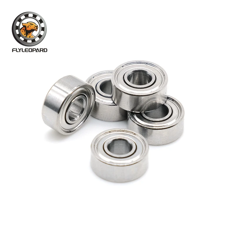 금속 차폐형 ABEC-9 고속 볼 베어링 10개 2x5x2.5 3x8x4 4x9x4 6x12x4 8x14x4 3x10x4 5x10x4 6x10x3mm 열 발생 없음