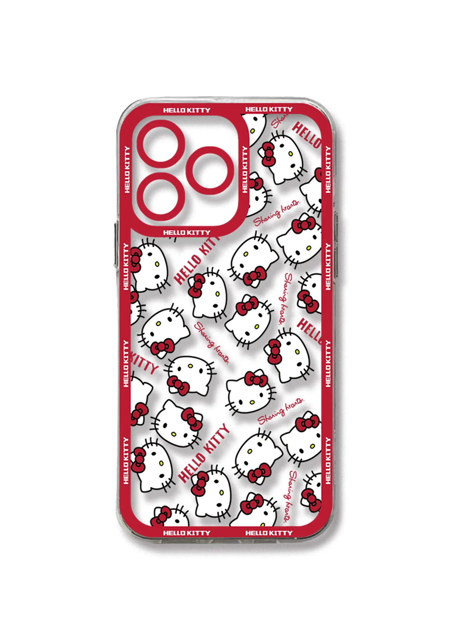 thumbnail image 1 of Catoon Hello Kitty Cute Red Phone Case For Redmi Note 12 11 10 9 Pro 7 8 9C 10C 12C 13C 4G 5G Soft Silicone Transparent Cover, 1 of 5