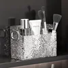 Light Luxury Water Corrugated Trapezoidal Open Desktop Storage Box Cosmetics Storage Box Multi-grid Makeup Organizer Box 4