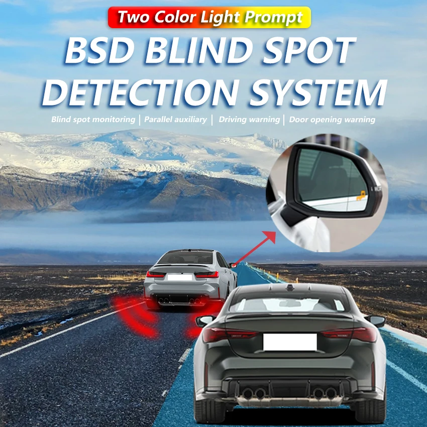 폭스바겐 골프 8 ID.3 라만도 L 2021-2025용 BSD BSM BSA 24GHz 레이더 사각지대 감지 시스템 및 차선변경 보조 후방 거울