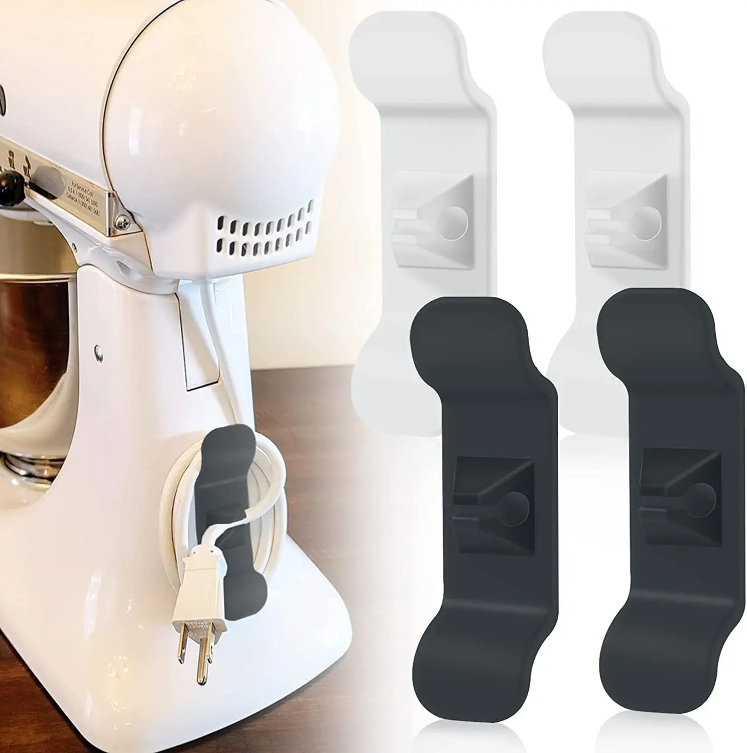 

Cord Wrapper Cable Holder Clip Cord Organizer Cables Storage for Kitchen Appliances Mixer Blender Coffee Maker Air Fryer