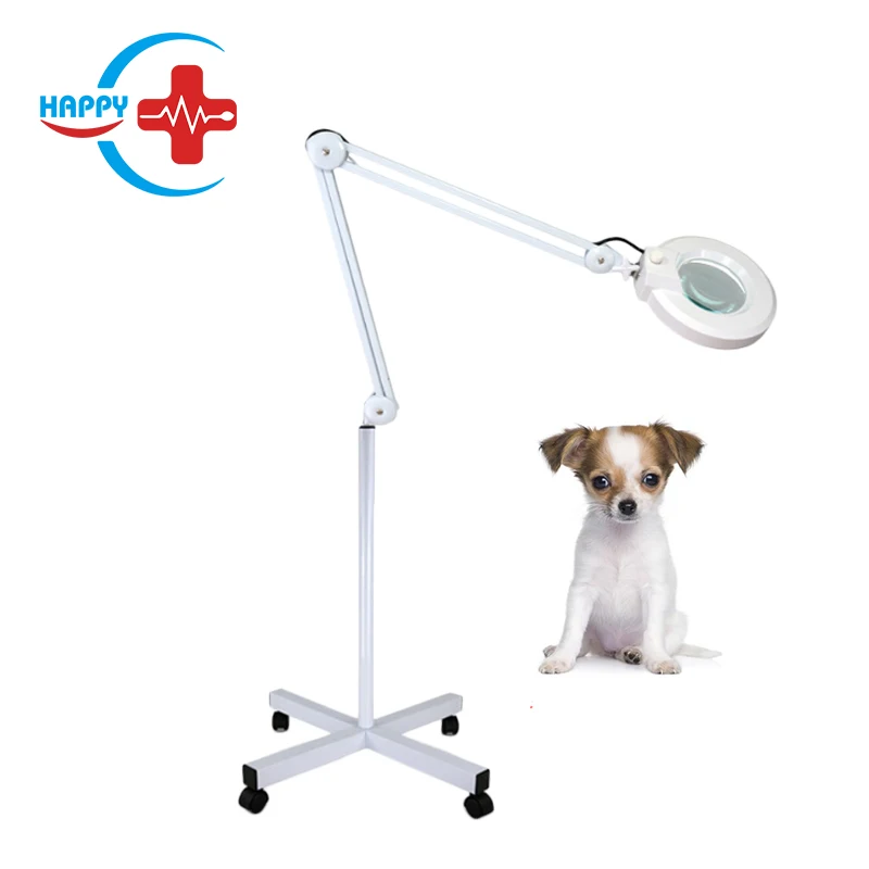 

HC-R044 Floor Standing LED Magnifying Glass with Light LED Magnifier Lamp for Vet/Pet/Animal