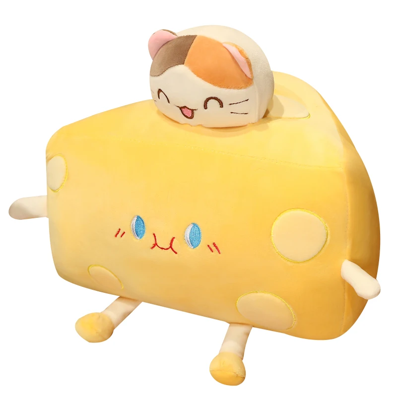 Animals that steal cheese  Cute yellow pillows like cheese can be used for cushions and cushions