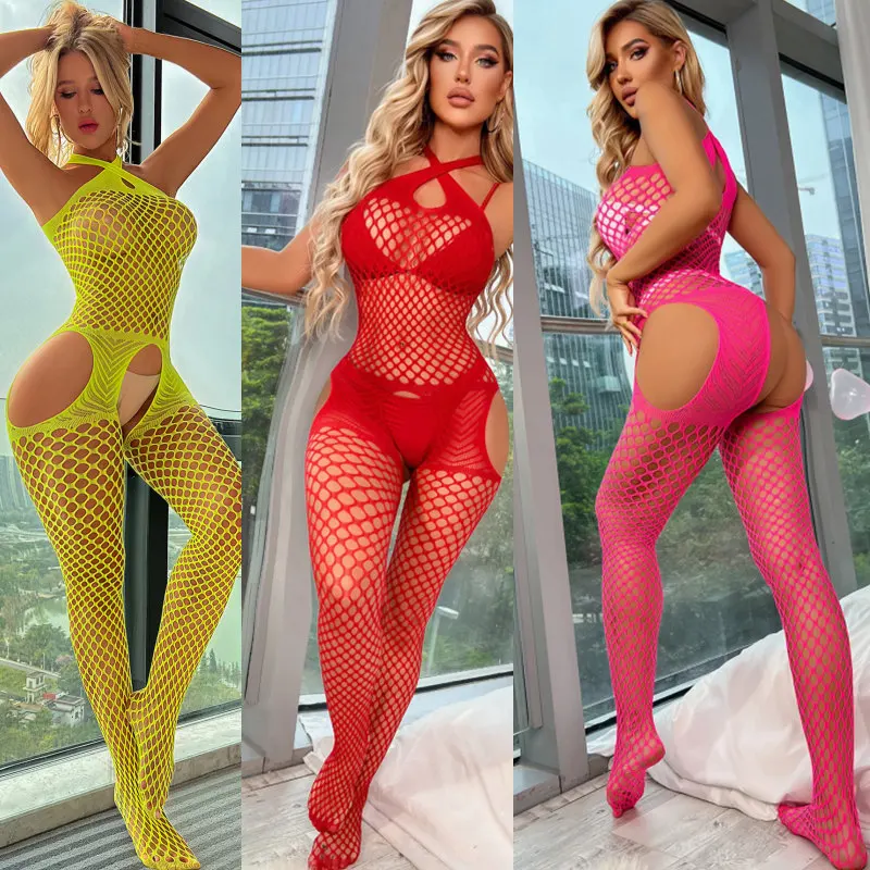 Women Sexy Lingerie Bodysuit Erotic Underwear Intimate sleepwear costumes Nightgown Body Stocking bodysuit Sexy Crotchless porno