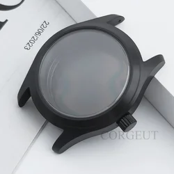 Pilot 200m Waterproof PVD Watch Case - Ladies' Small Watch Mod - 39mm ETA2824 PT5000 (Black Solid)