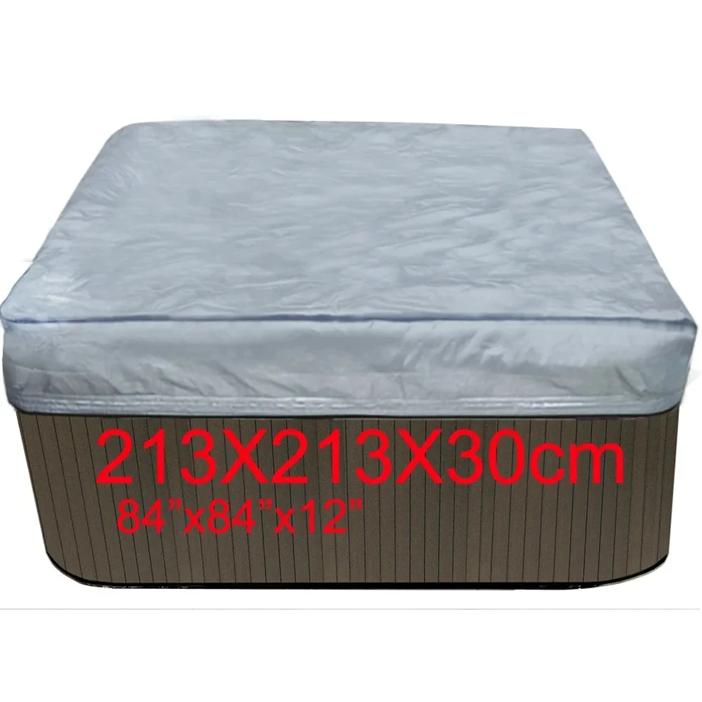spa bag for keeping warm in winter, size 213cmx213cnx90cm, hot tub bag and spa sun shield can be customzed any shape and size