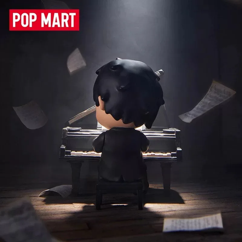 Genuine POPMART Hirono pianist figurine series Small blind box