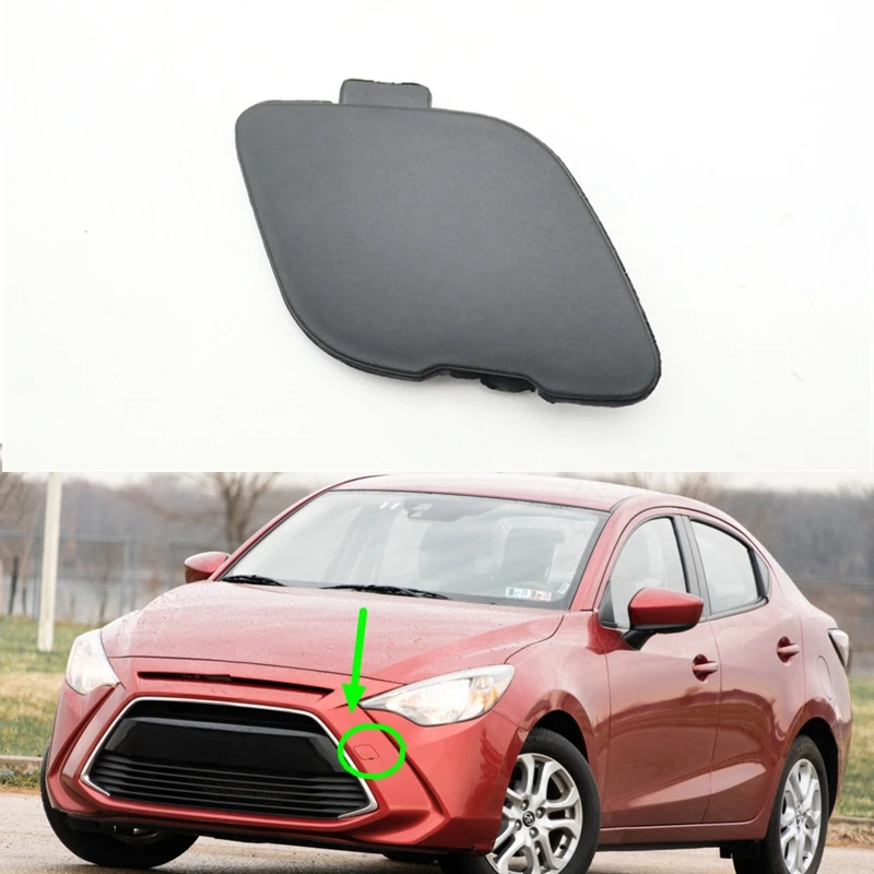 Car Unpainted Front Tow Hook Cover Eye Cap For Toyota Yaris IA Scion 2017 2018 2019 2020 Part Number 52128-WB002 1
