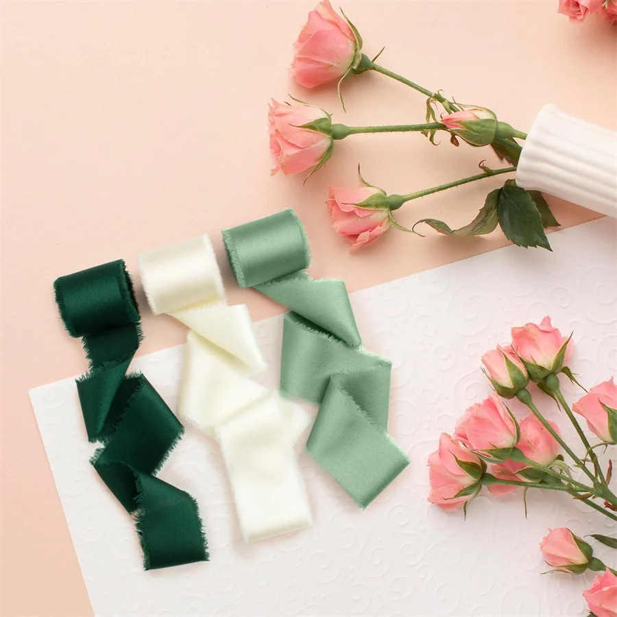 Frayed Edge Satin Ribbon 4