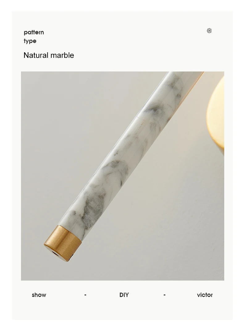 wall sconce lighting Moden Nordic Copper Wall Lamp Marble Simple Strip LED Wall Lights Bedroom Bedside Living room Hotel Aisle Long Home Deco Lamp exterior wall lights