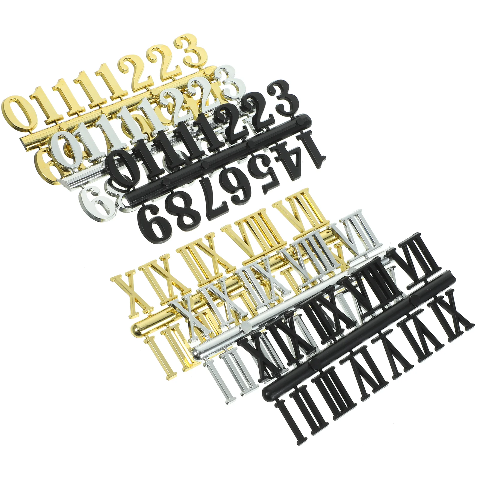 

Creative DIY Three-dimensional Wall Clock Dial Number Plate Living Room Bedroom Accessories Replacement Digital