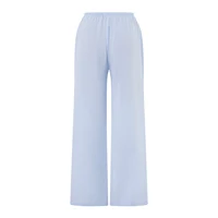 Women Casual Loose Pants Elastic Waist Stylish Straight Pants Spring Summer Drawstring Lace-up Wide-leg Trousers 2024 - Image 5