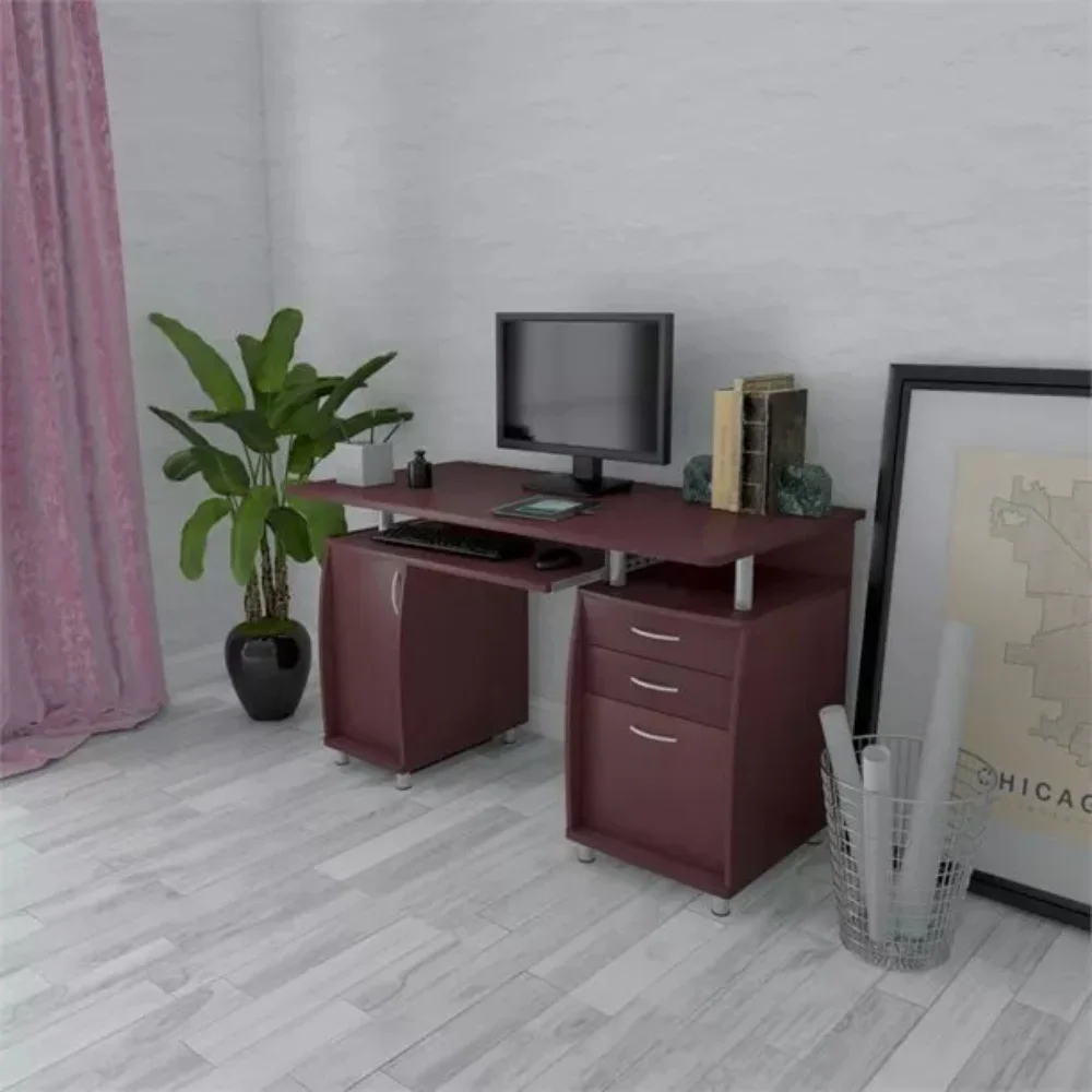 Wood Computer Desk PC Laptop Study Table Workstation Home Office Furniture 2