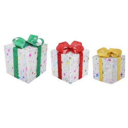 Elegant Illuminated Gift Boxes with Remote Control - Set of 3 (Colored 3)