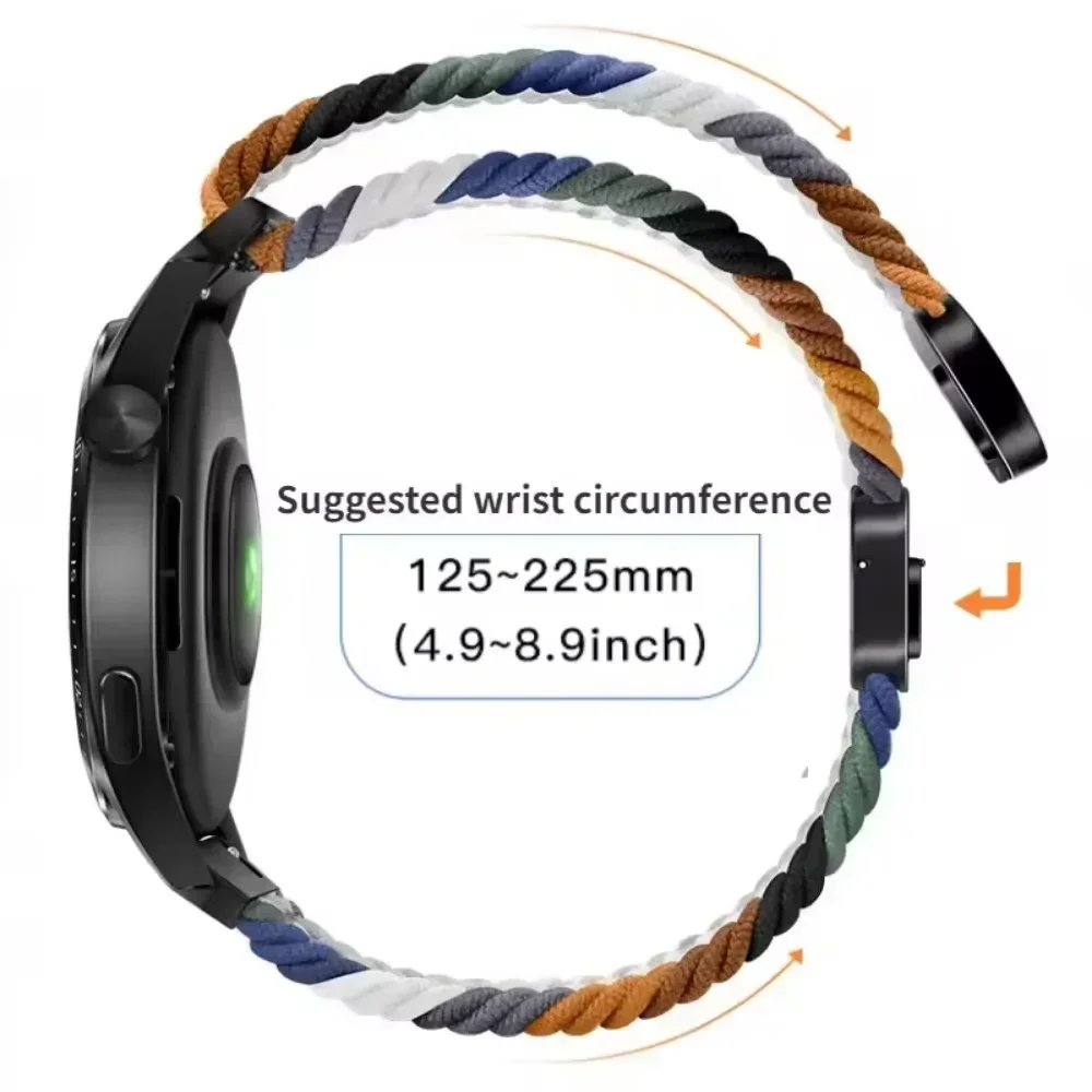 Nylon Magnetic Watch Band Strap - 20mm/22mm Adjustable
