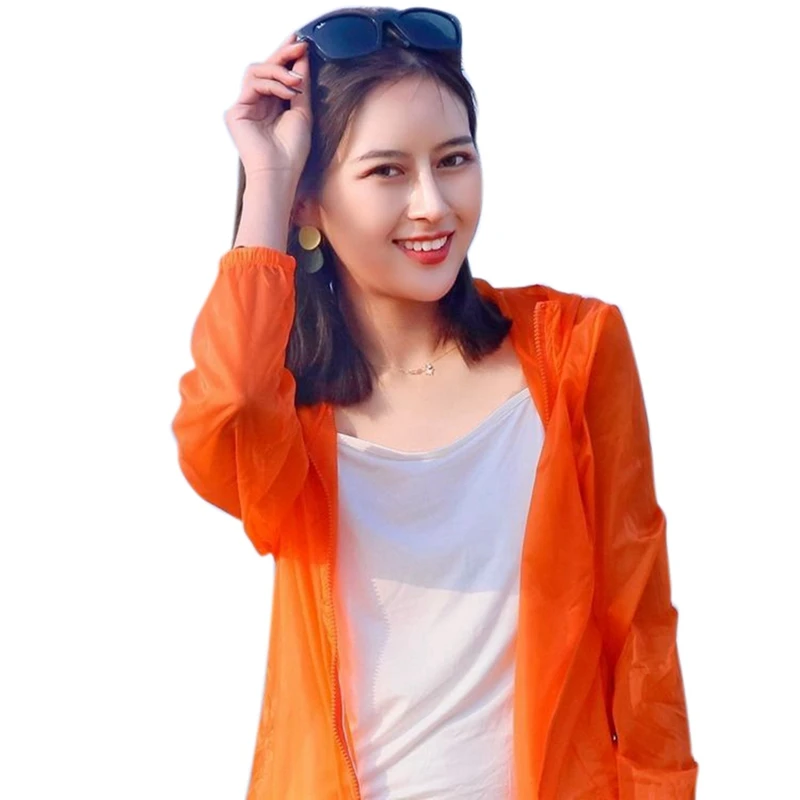 Outdoor Sun Protection Women Windbreaker Cycling Fishing Sunscreen Shirt