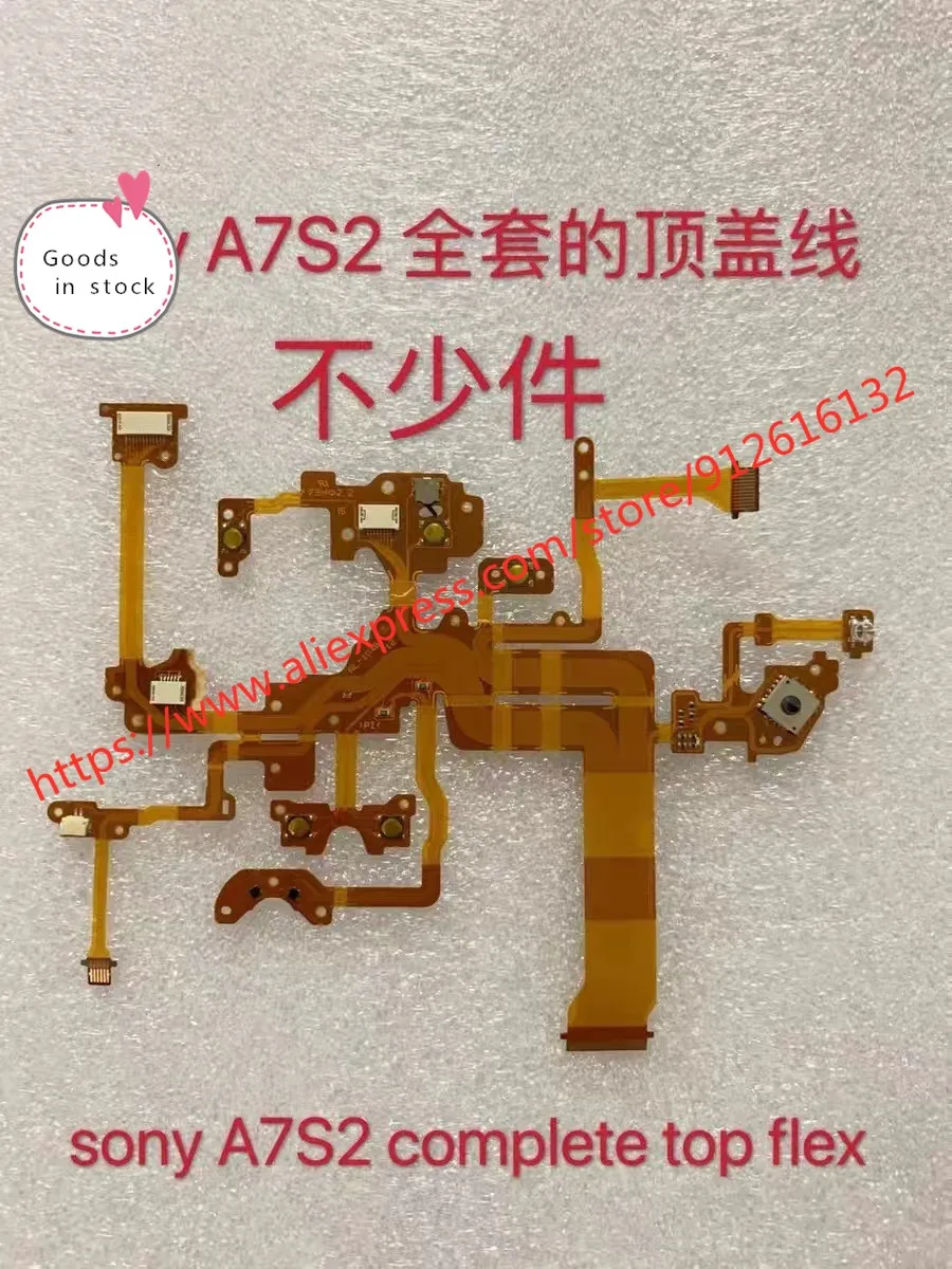 NEW A7 II / A7R II / A7S Top Cover Flex Cable FPC For Sony ILCE-7M2 ILCE-7R2 ILCE-7S2 A7RM2 A7SM2 Repair