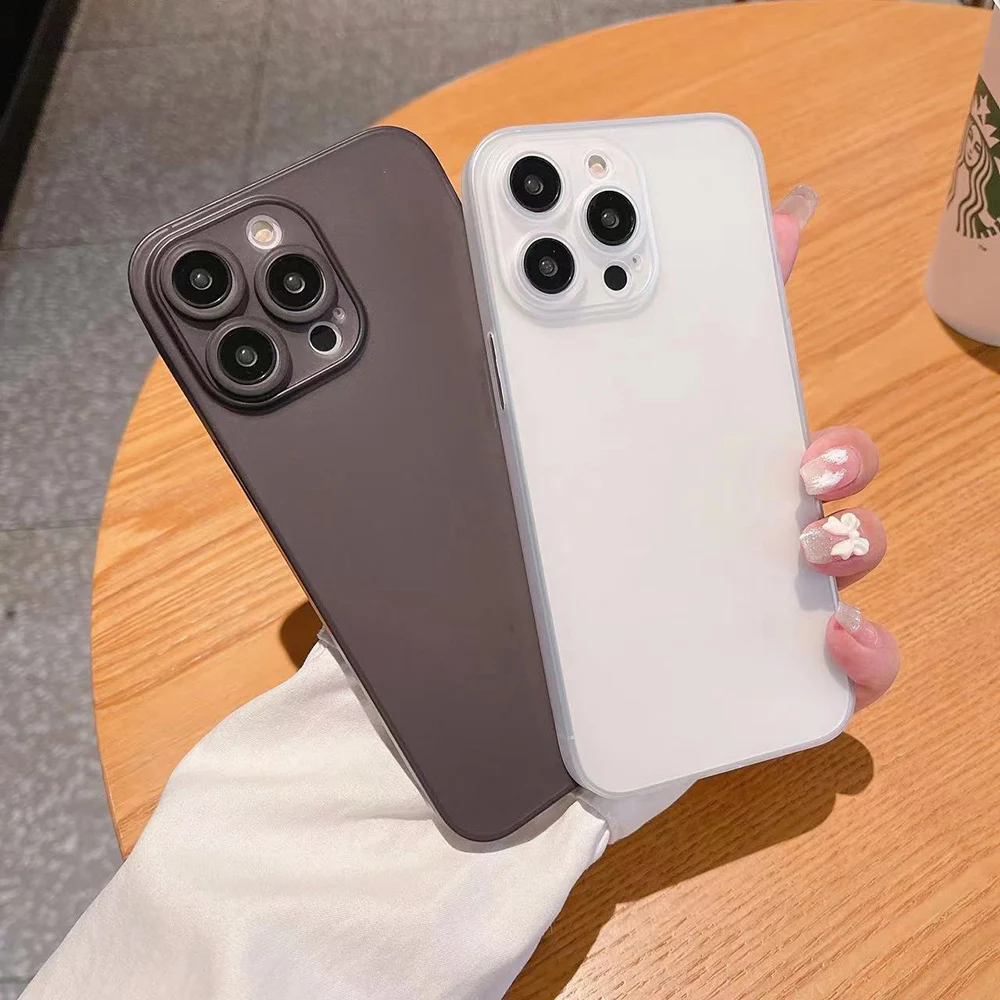 Luxury-Matte-Shockproof-Hard-PP-Material-Phone-Case-For-iPhone-14-13-12 ...