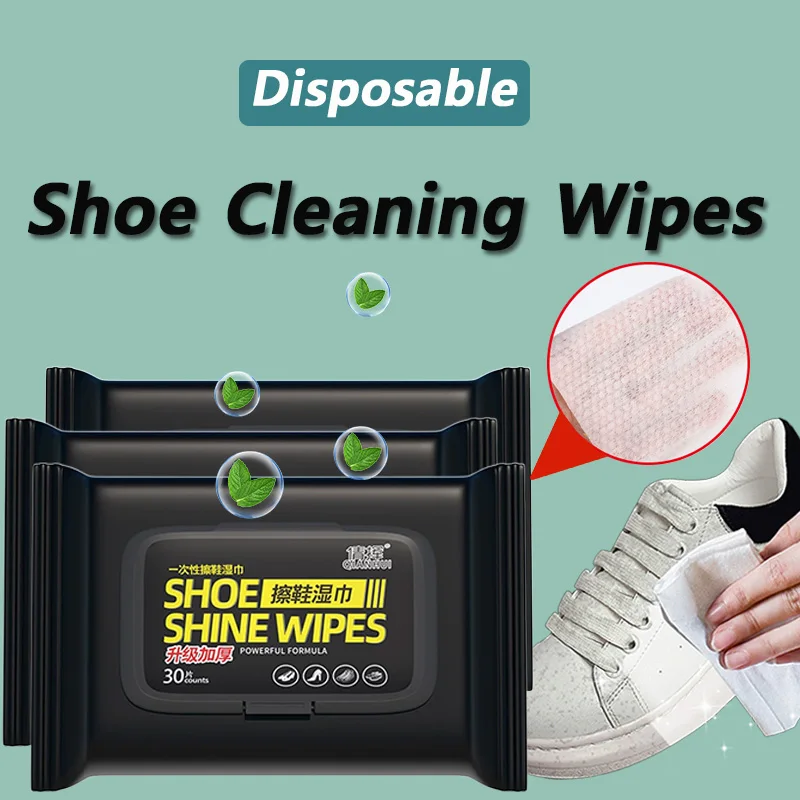 Portable Disposable Shoe Cleaning Wipes for Home Use