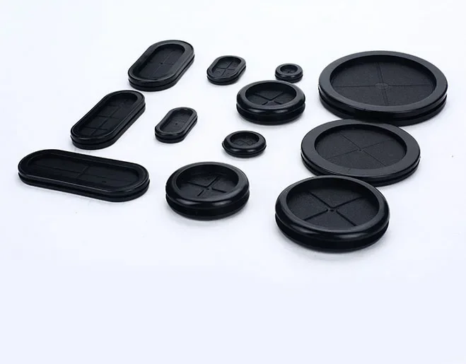 1000 stücke weiß schwarz 3 4 5 6 7 8 10 12 mm draht tülle, schnell installieren fitting einfach maschine draht outlet draht ring scratch proof – Detail 24